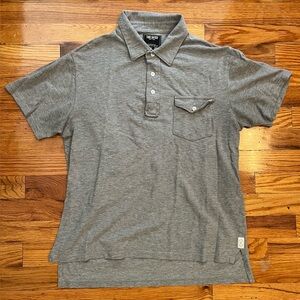 Todd Snyder Cotton Pocket Short Sleeve Polo Shirt